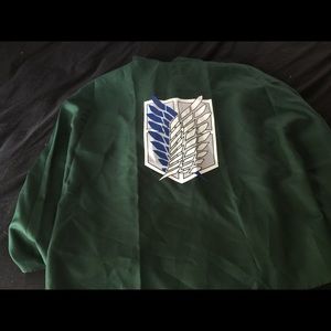 Hooded Attack On Titan Scout Corps Cosplay Cape